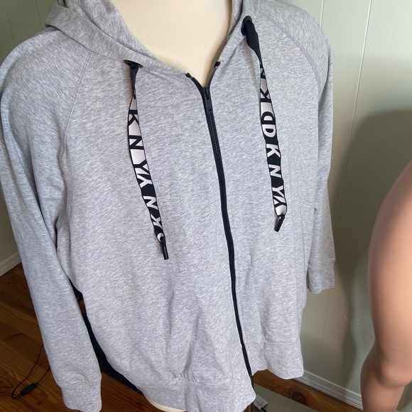 DKNY Sport Logo-Drawstring Hoodie - Picture 2 of 5